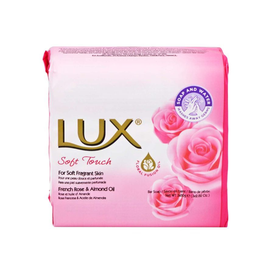 Lux Soap Soft Touch Triple Pack 80g