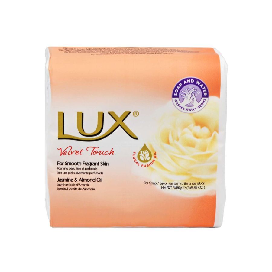 Lux Soap Velvet Touch Triple Pack 80g