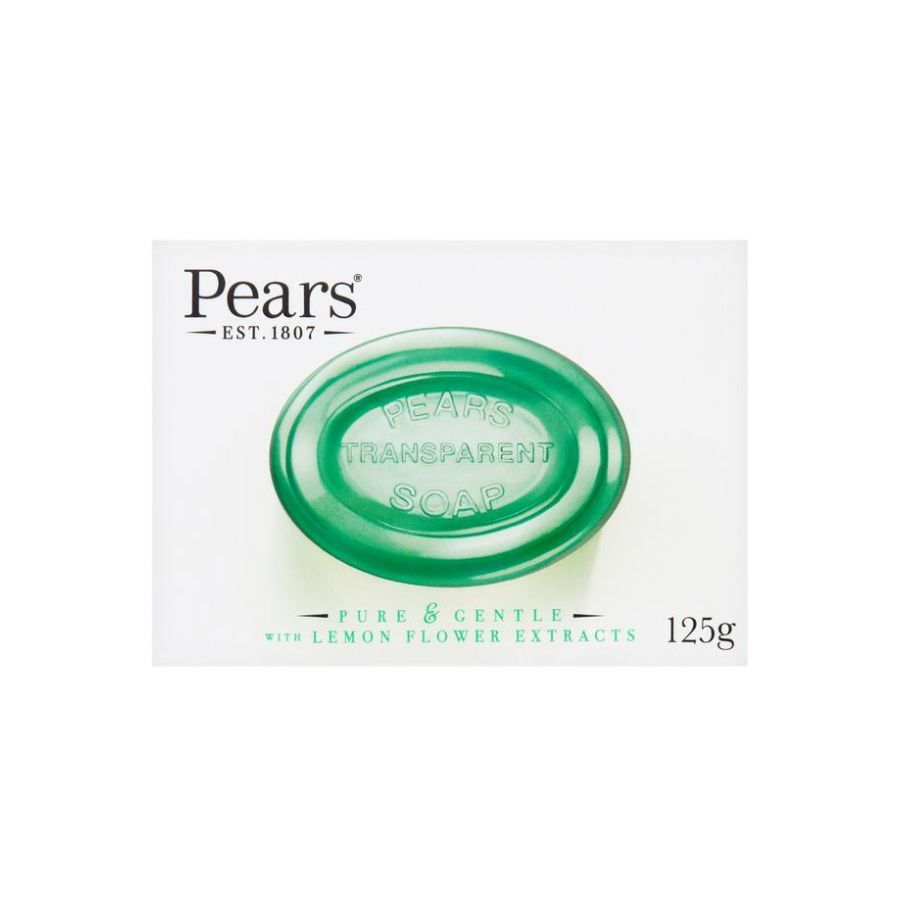 Pears Oil Clear Soap (Lemon Flower Green) 125g