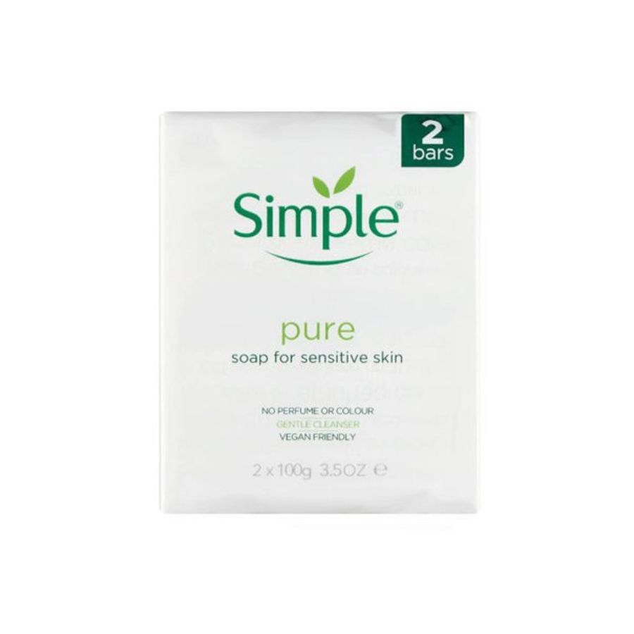 Simple Cleansing Bar Twin Pack 100G