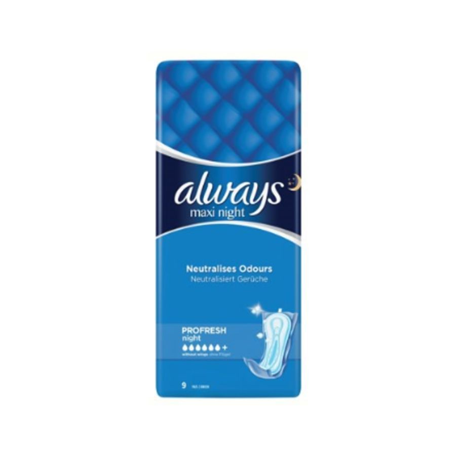 Always Size 3 Maxi Night 9's Sanitary Towels