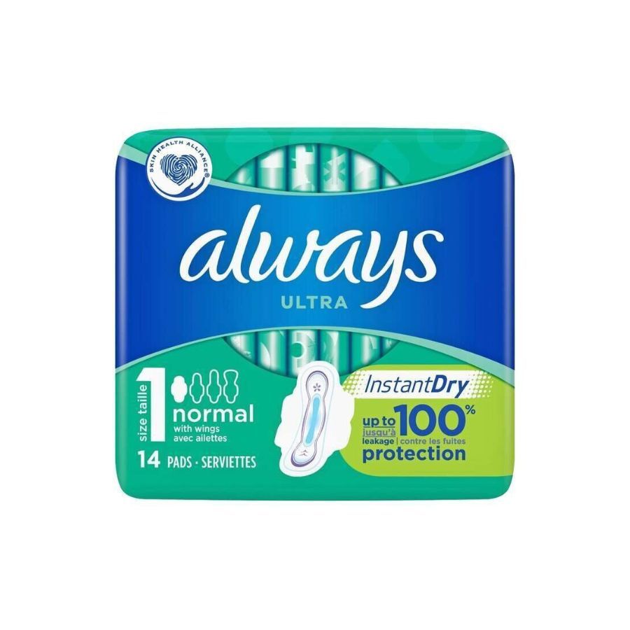Always Ultra Normal With Wings 14's Sanitary Towels