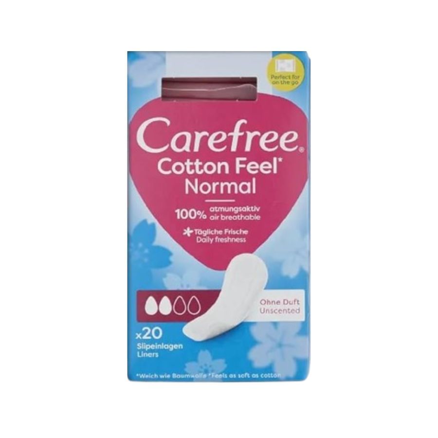 Carefree Normal Pantyliners With Cotton Extract 20's