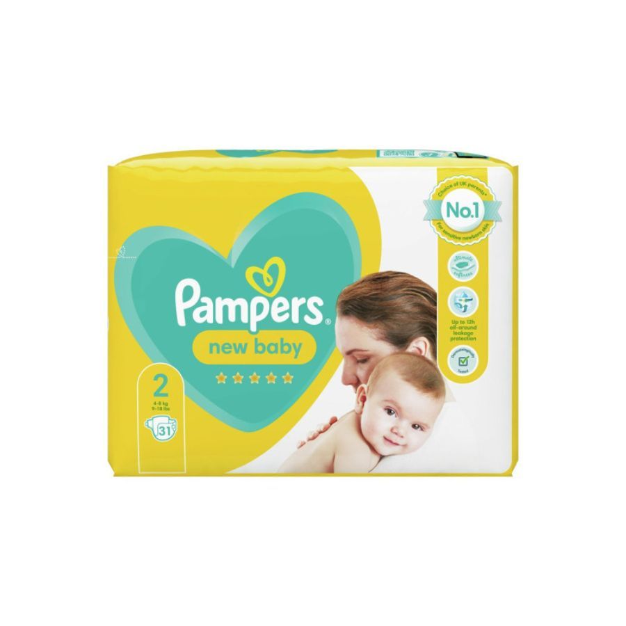 Pampers New Baby Nappies Size 2 31's