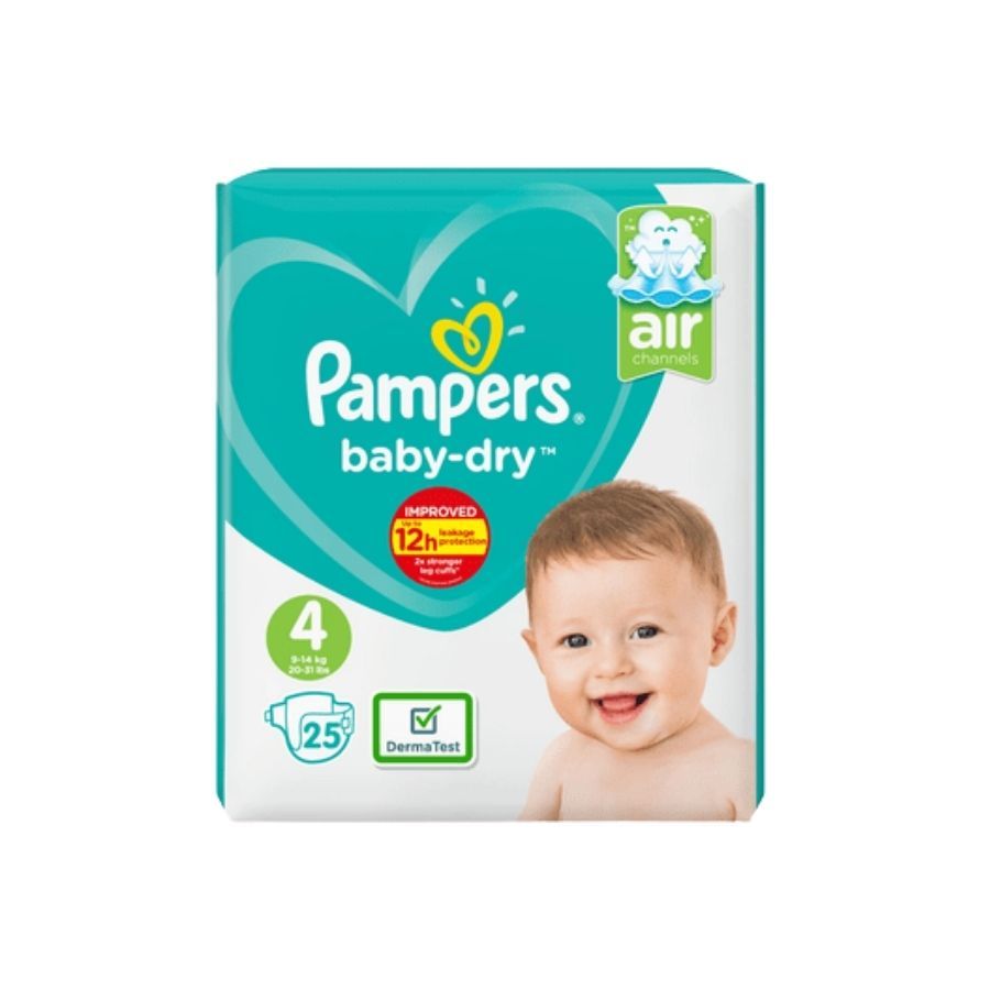 Pampers Baby Dry Maxi Size 4 Nappies 25's PM £6.49