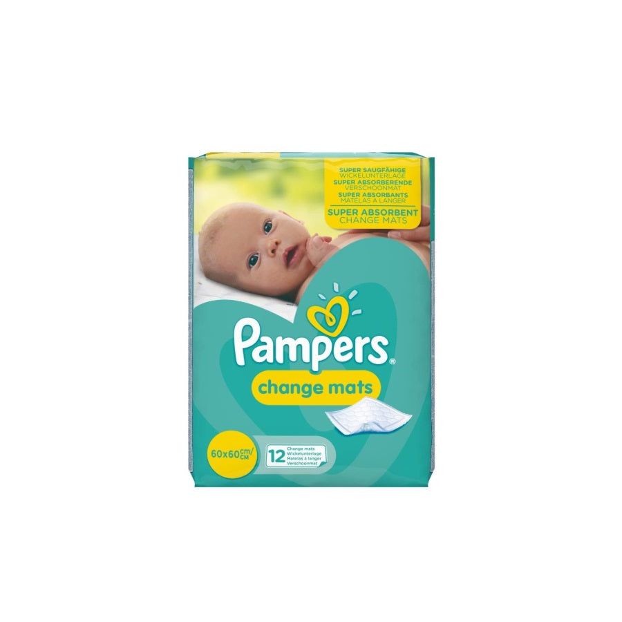 Pampers Change Mats (60cm x 60xm) 12's