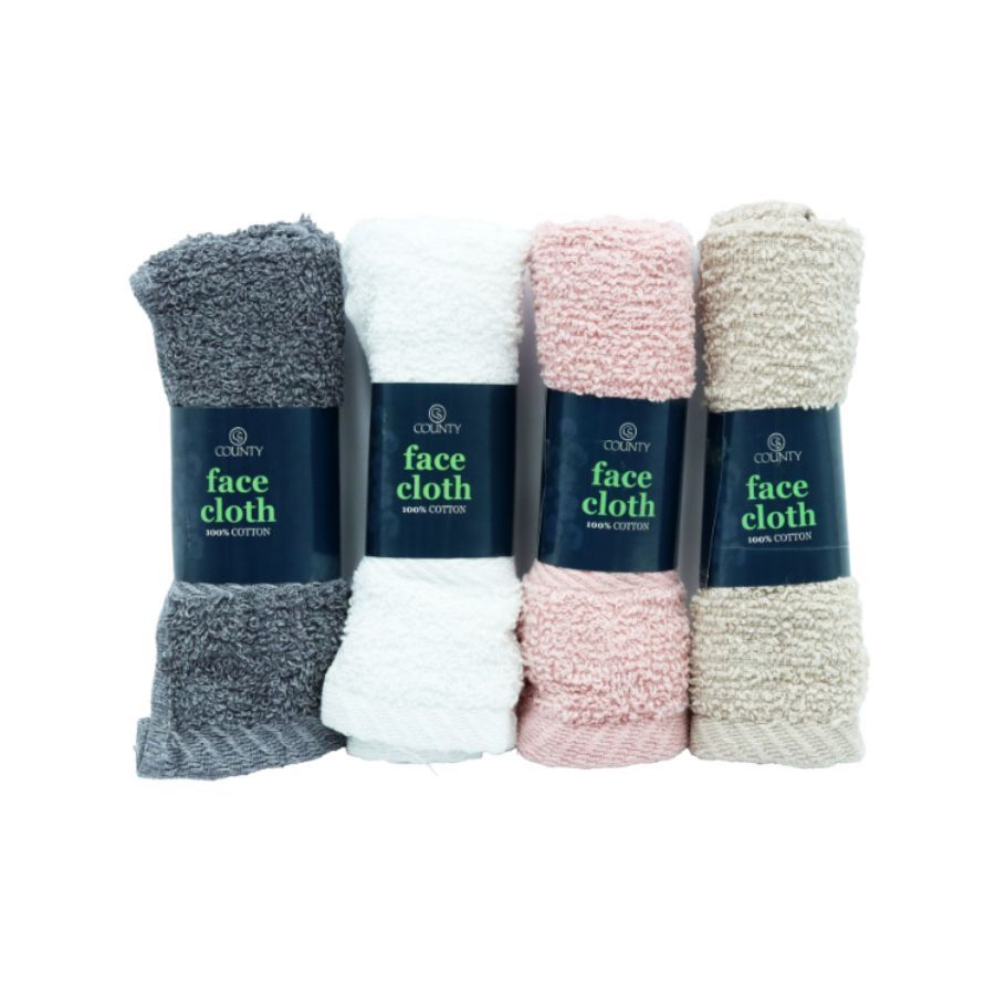 Face Flannel Cloth Assorted Colours