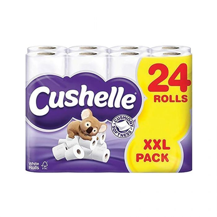 Cushelle Toilet Roll White 24's