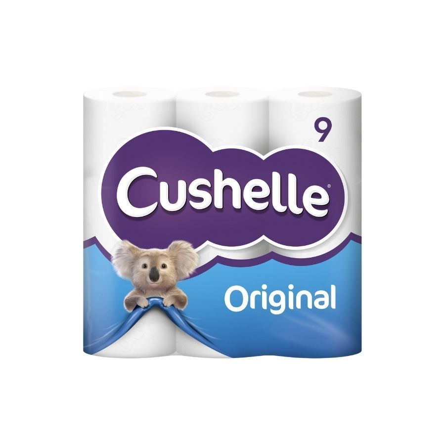 Cushelle Toilet Roll White 9's