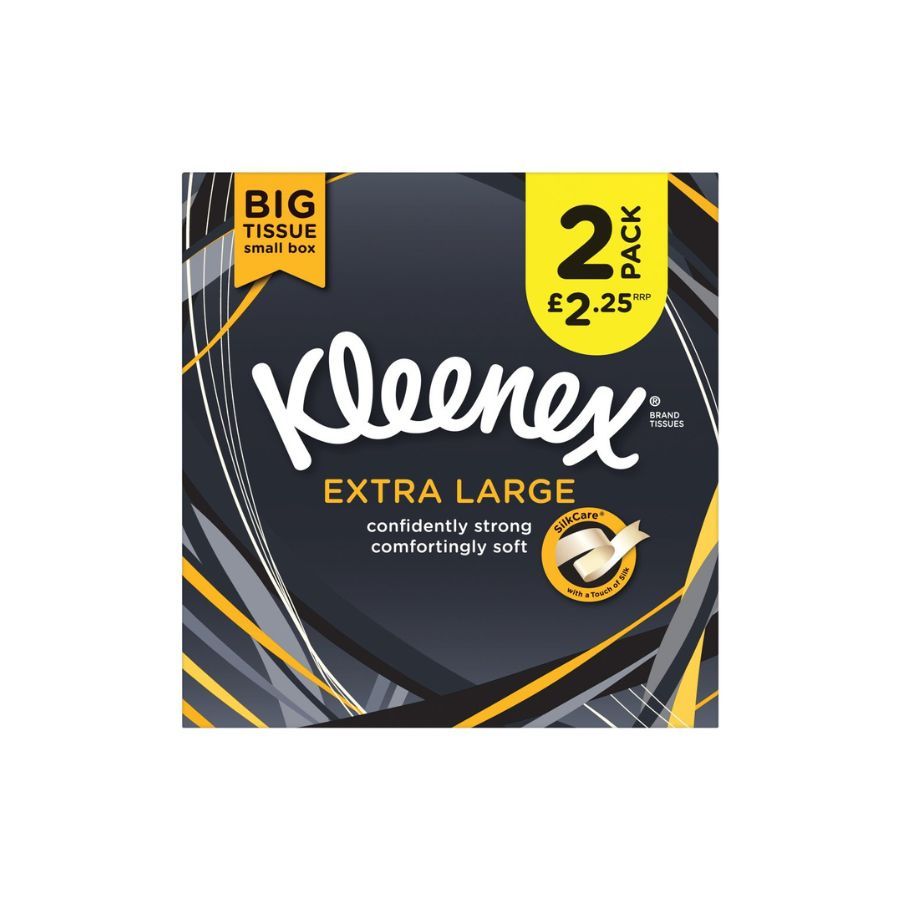 Kleenex Extra Large Compact Tissues Twin Pack PM £2.25