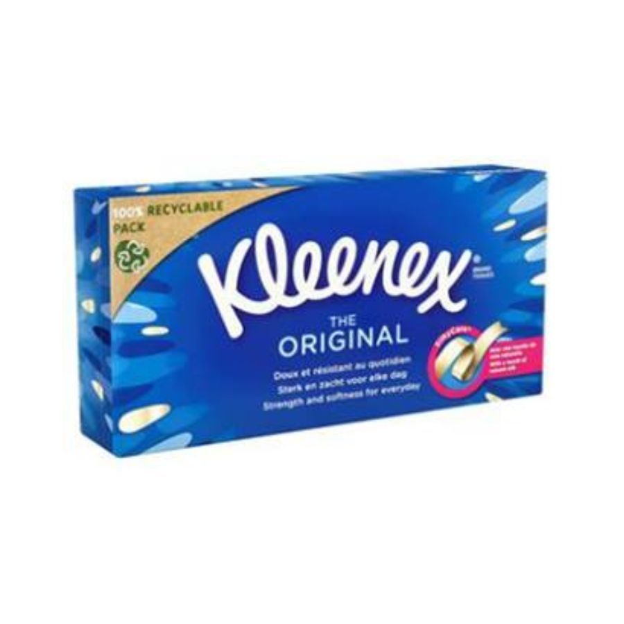 Kleenex Original 3ply Tissues Box 80's