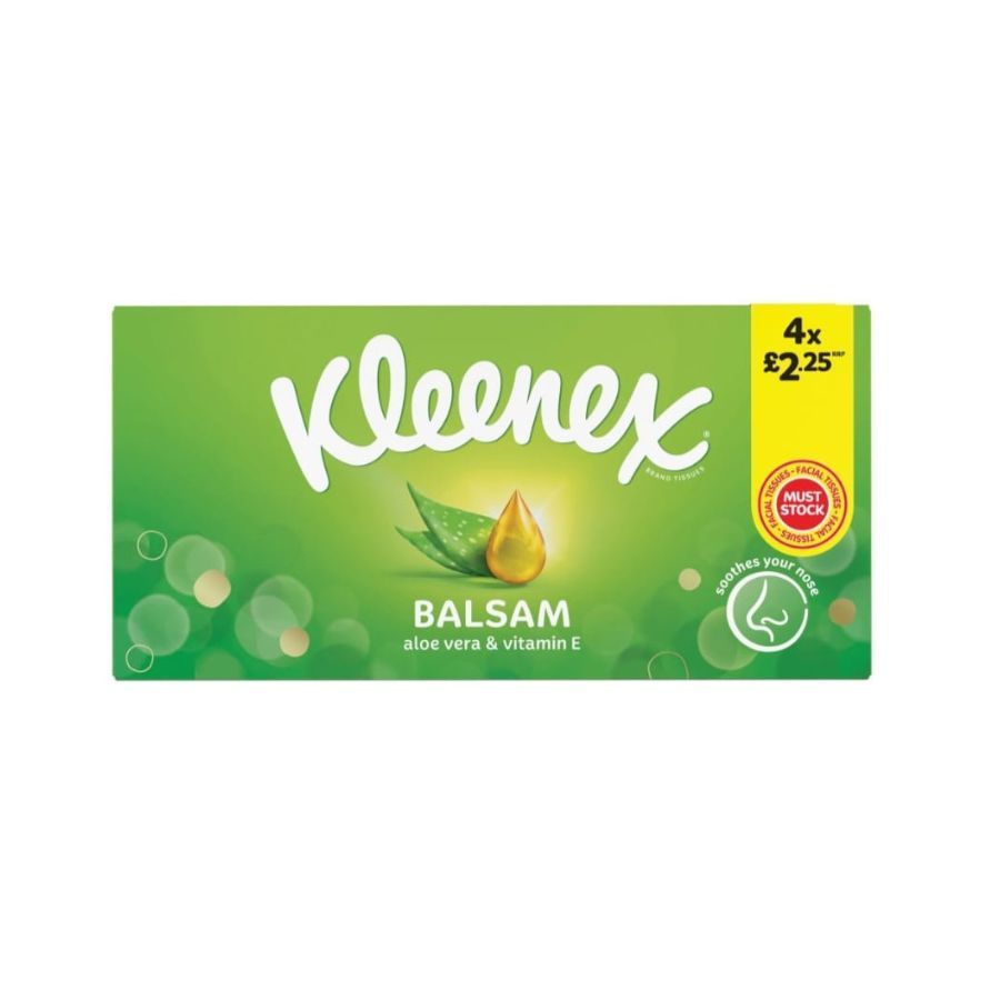 Kleenex Balsam Regular Tissues 64's PM £2.25