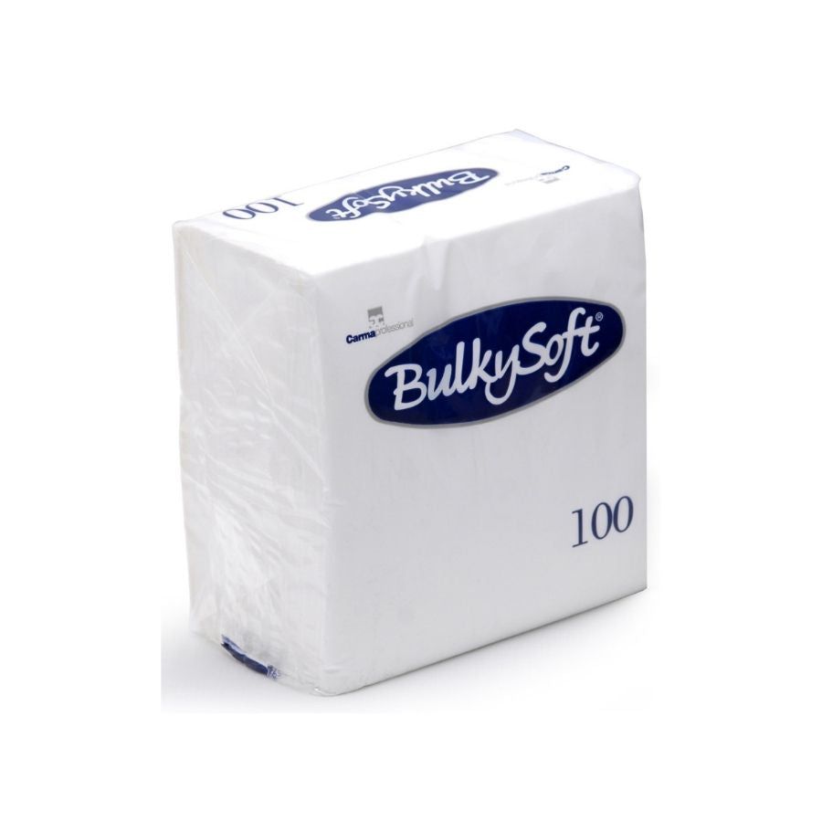 Napkins 2Ply White 100's