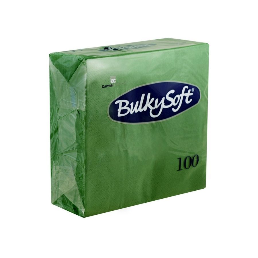 Napkins 2Ply Dark Green 100's