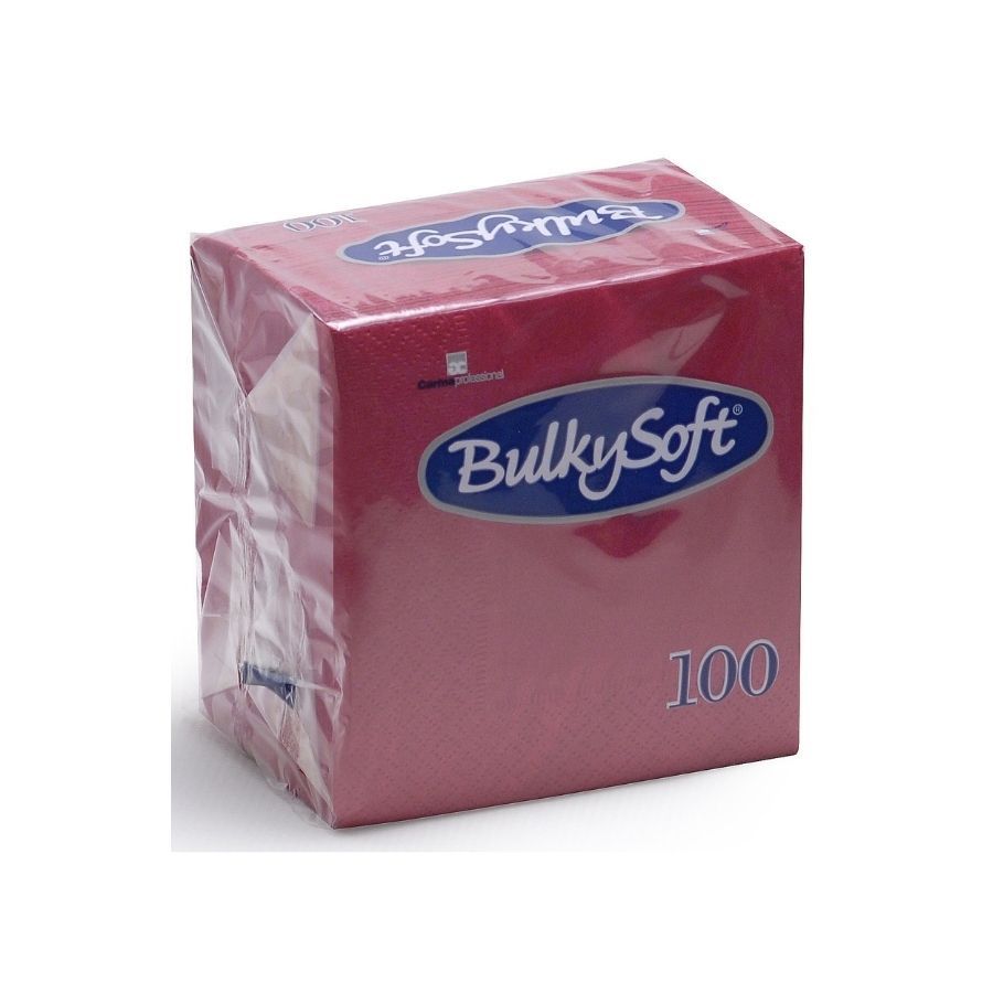 Burgundy Paper Napkins 2 Ply 100's