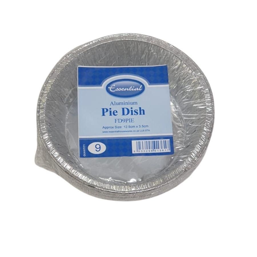 Essential Aluminium Pie Dish 9's (12.5cm x 3.5cm)