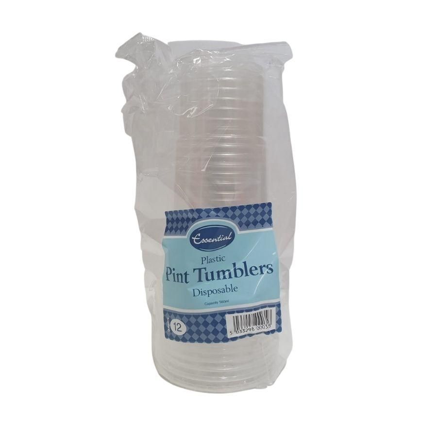 Essential Pint Clear Glasses 12's