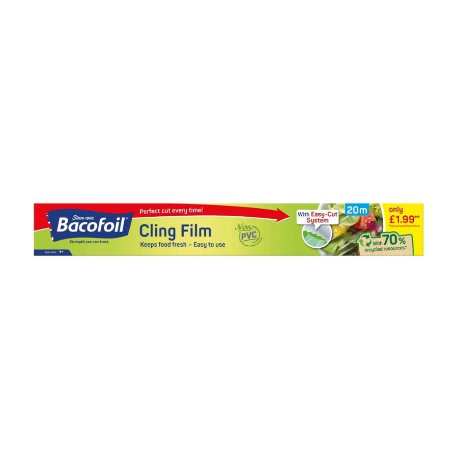 Bacofoil Cling Film Pvc Free 325mm x 20m PM £1.99
