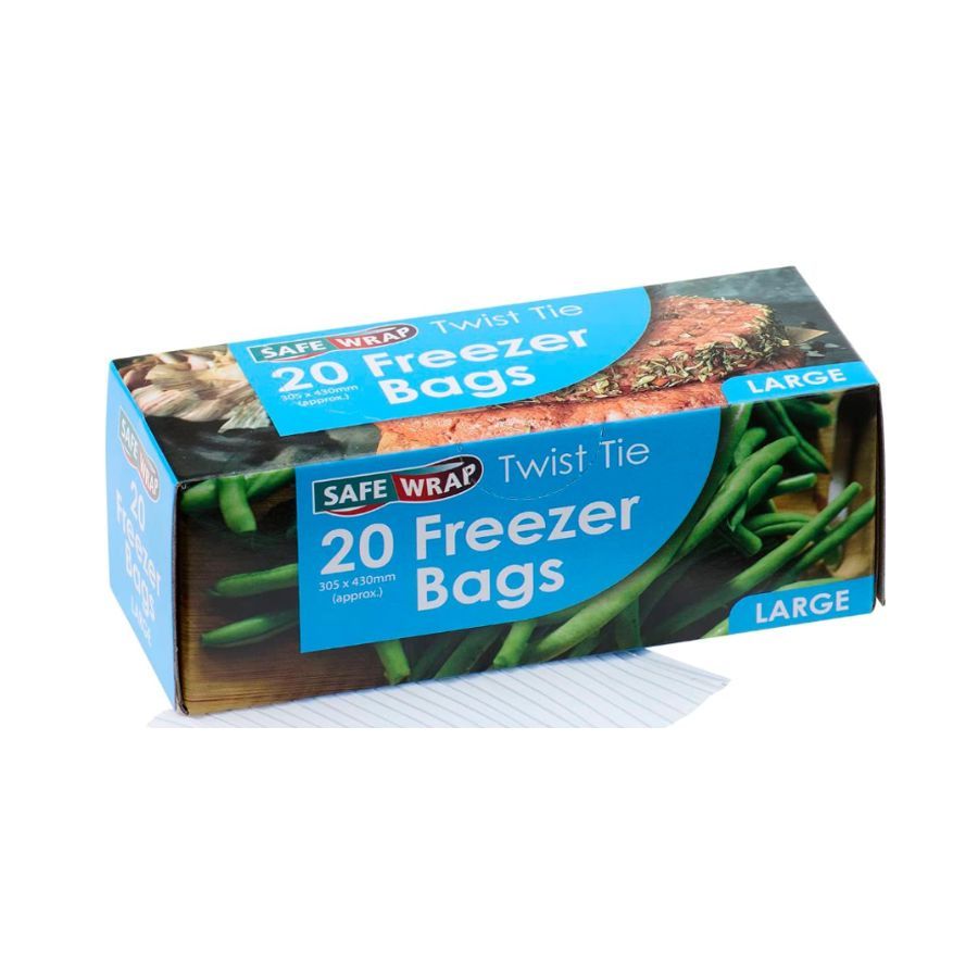 Safe Wrap Freezer Large Bags 20's