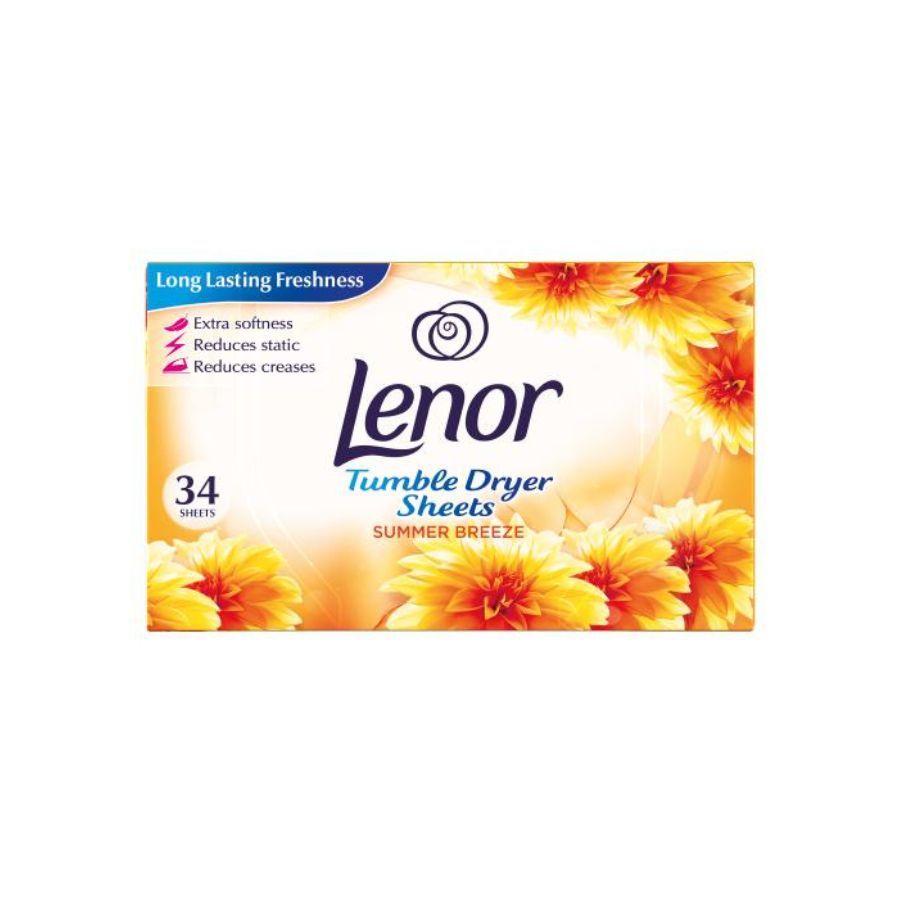 Lenor Tumble Dryer Sheets Summer 34's