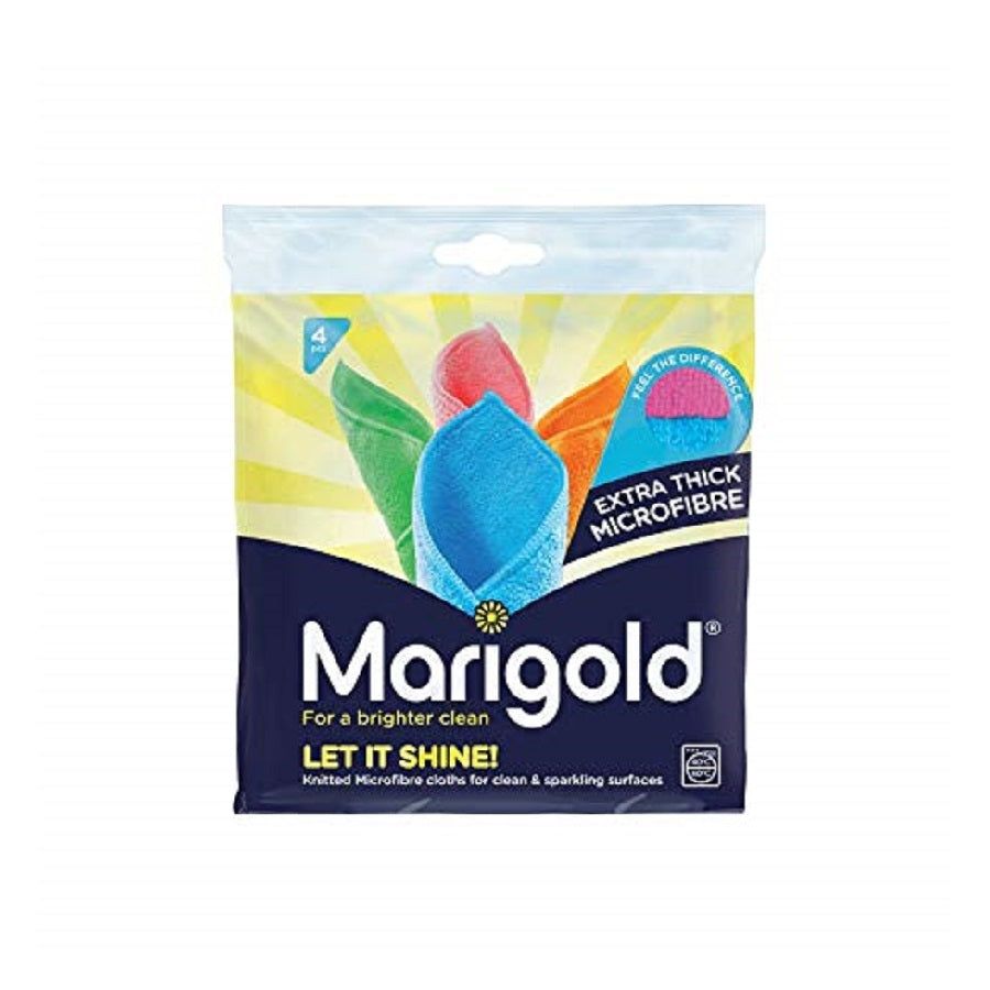 Marigold Let It Shine Microfibre Cloth 4's