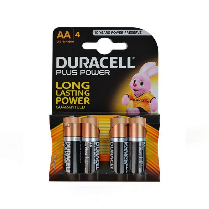 Duracell Plus Power Aa Batteries Mn1500 (4 Pack)