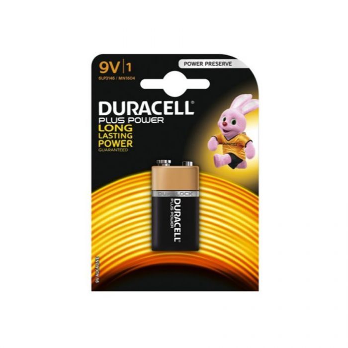 Duracell Plus Power 9V Battery Mn1604 (1 Pack)