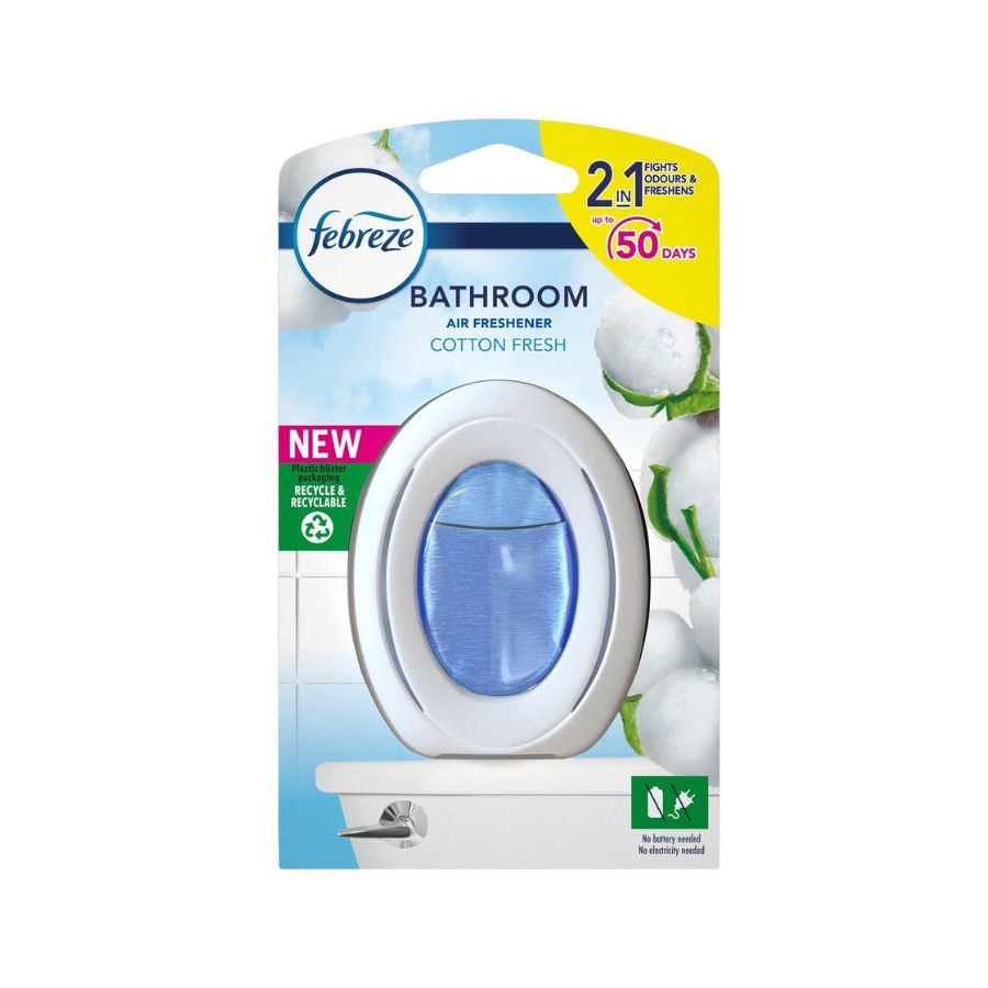 Febreze Bathroom Air Freshener Cotton 7.5ml PM £3.15