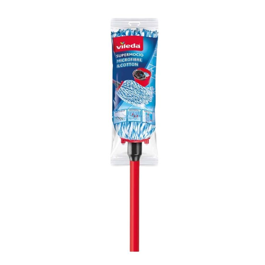 Vileda Supermocio Microfibre & Cotton Mop